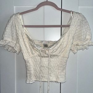 Urban Romantics Knit Cropped Blouse Size S